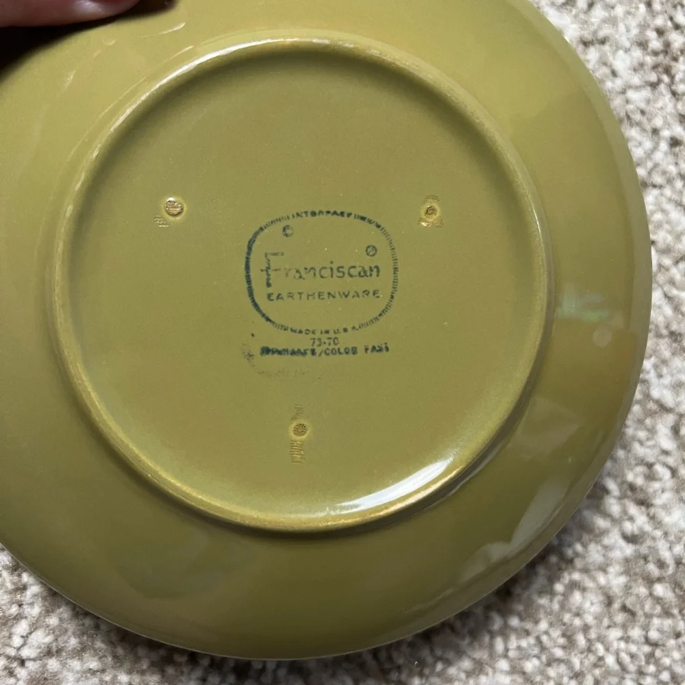 Vintage Franciscan Earthwear Pebble Beach Shallow Bowl - Picture 3 of 4